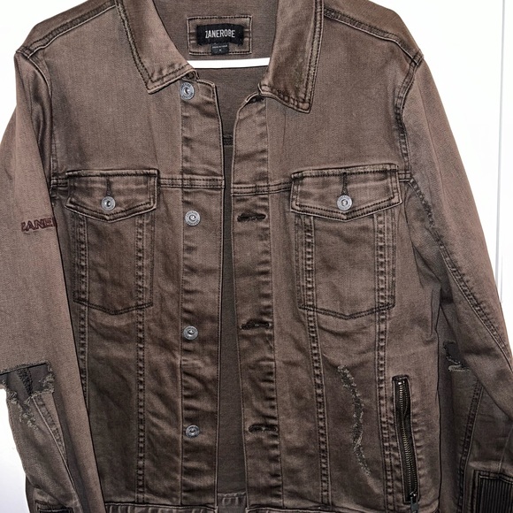 Zanerobe Men's Brown Denim Jacket - Picture 1 of 5